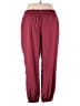 Paskho 100% Polyester Solid Burgundy Casual Pants Size XXL - photo 2