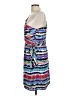 Laundry by Design 100% Polyester Print Blue Cocktail Dress Size 10 - photo 5