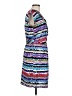 Laundry by Design 100% Polyester Print Blue Cocktail Dress Size 10 - photo 4