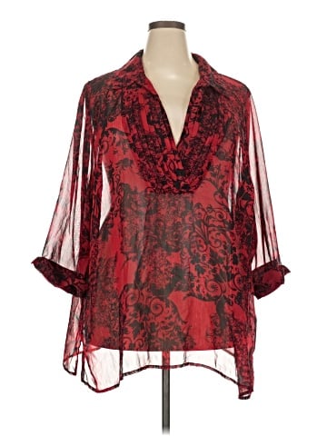 Catherines 3/4 Sleeve Blouse (view 1)