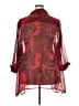 Catherines Red 3/4 Sleeve Blouse Size 3X - photo 2