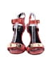 Coach 100% Leather Red Sandals Size 5 - photo 2