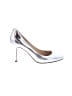 Coach Metallic Silver Heels Size 5 - photo 1
