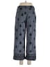 Zara Chevron-herringbone Blue Casual Pants Size L - photo 2