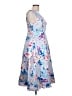 Alex Evenings Floral Blue Cocktail Dress Size 10 - photo 4
