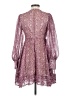 o.p.t 100% Polyester Paisley Purple Cocktail Dress Size S - photo 2