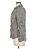 Love Tree 100% Rayon Houndstooth Black Long Sleeve Button-Down Shirt Size L - photo 5