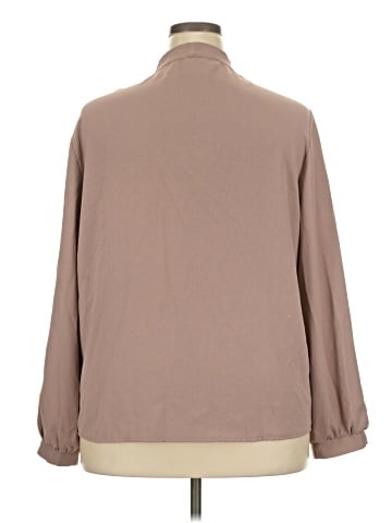 Shein Curve Long Sleeve Blouse (view 2)
