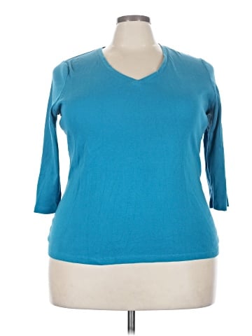 St. John's Bay 3/4 Sleeve Top (view 1)