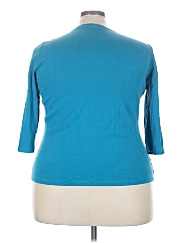St. John's Bay 3/4 Sleeve Top (view 2)