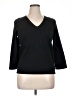 Lauren by Ralph Lauren Solid Black Pullover Sweater Size XL - photo 1