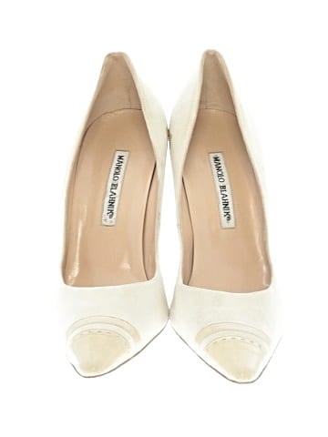 Manolo Blahnik Suede Pumps (view 2)