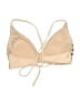 Wild Fable 100% Polyester Stripes Ivory Swimsuit Top Size 8 - 10 - photo 2