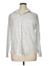 Grayson Polka Dots Silver Long Sleeve Button-Down Shirt Size XL (5) - photo 1