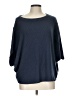 H by Bordeaux Blue Poncho Size L - photo 1