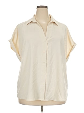 Shein Curve Short Sleeve Blouse (view 1)