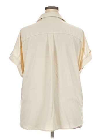 Shein Curve Short Sleeve Blouse (view 2)