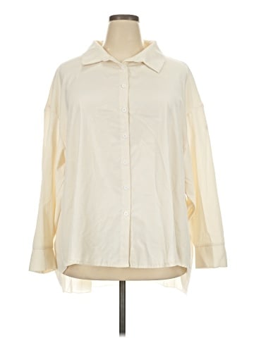 Shein Curve Long Sleeve Blouse (view 1)