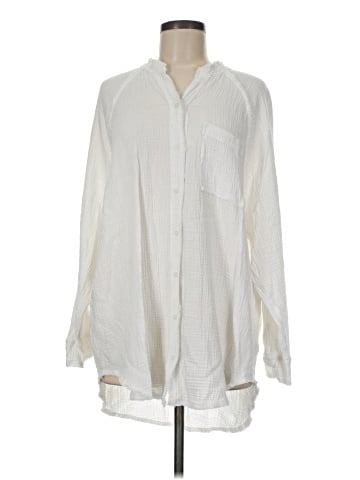 Aerie Long Sleeve Button-Down Shirt (view 1)
