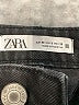 Zara Chevron-herringbone Black Jeans Size 6 - photo 7