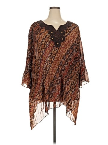 Catherines 3/4 Sleeve Blouse (view 1)