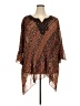 Catherines 100% Polyester Brown 3/4 Sleeve Blouse Size 4X - photo 1