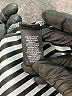 Mlle Gabrielle Stripes Gray Casual Dress Size S - photo 8