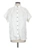 J.Crew 100% Linen Solid White Short Sleeve Button-Down Shirt Size S - photo 1