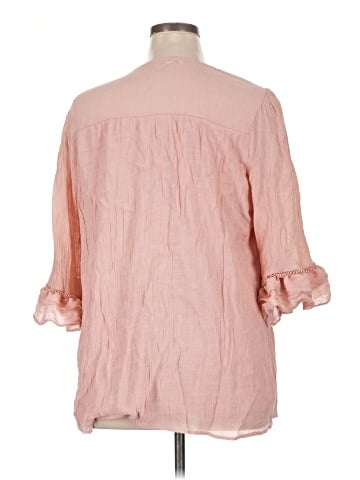 Fig & Flower 3/4 Sleeve Blouse (view 2)
