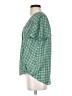Max Studio 100% Polyester Green Short Sleeve Blouse Size S - photo 5