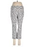 Alfani Polka Dots White Active Pants Size 8 - photo 1