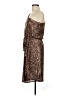 NW Nightway Animal Print Brown Cocktail Dress Size 8 - photo 5