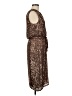 NW Nightway Animal Print Brown Cocktail Dress Size 8 - photo 4