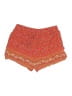 Old Navy 100% Rayon Paisley Orange Shorts Size S (petite) - photo 1