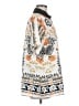 Unbranded Print Orange Short Sleeve Blouse Size M - photo 4