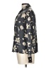 Tahari 100% Silk Floral Black Long Sleeve Silk Top Size 10 - photo 5