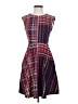 Donna Morgan Argyle Blue Cocktail Dress Size 0 - photo 1