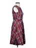 Donna Morgan Argyle Blue Cocktail Dress Size 0 - photo 4