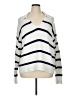 Old Navy 100% Cotton Stripes White Pullover Sweater Size XL (tall) - photo 1