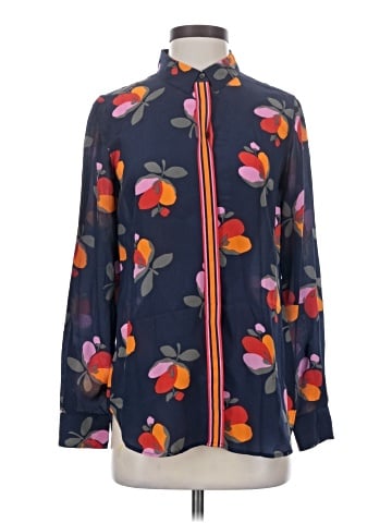 Boden Long Sleeve Silk Top (view 1)