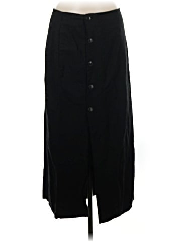 Madewell Linen-Cotton Blend Wrap Midi Skirt (view 1)