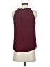 Naked Zebra 100% Polyester Burgundy Sleeveless Blouse Size S - photo 2