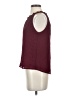 Naked Zebra 100% Polyester Burgundy Sleeveless Blouse Size S - photo 5