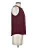 Naked Zebra 100% Polyester Burgundy Sleeveless Blouse Size S - photo 4