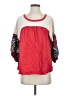 Umgee Red 3/4 Sleeve Blouse Size S - photo 1