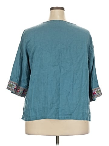 BUYKUD 3/4 Sleeve Blouse (view 2)