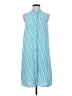 Anne Klein 100% Polyester Stripes Blue Casual Dress Size XXS - photo 1