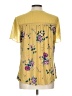 Daniel Rainn Yellow Short Sleeve Blouse Size L (petite) - photo 2