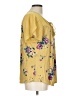 Daniel Rainn Yellow Short Sleeve Blouse Size L (petite) - photo 4