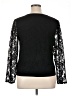89th & Madison 100% Polyester Black 3/4 Sleeve Top Size XL - photo 2
